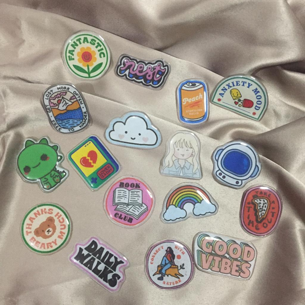 13 Pieces Cute Pins For Backpacks, Acrylic Kawaii