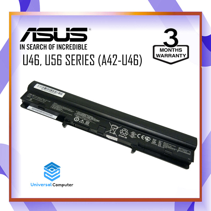 Jual Baterai Laptop ASUS Original U46J U46S U56 U56J U46JC A42 U46