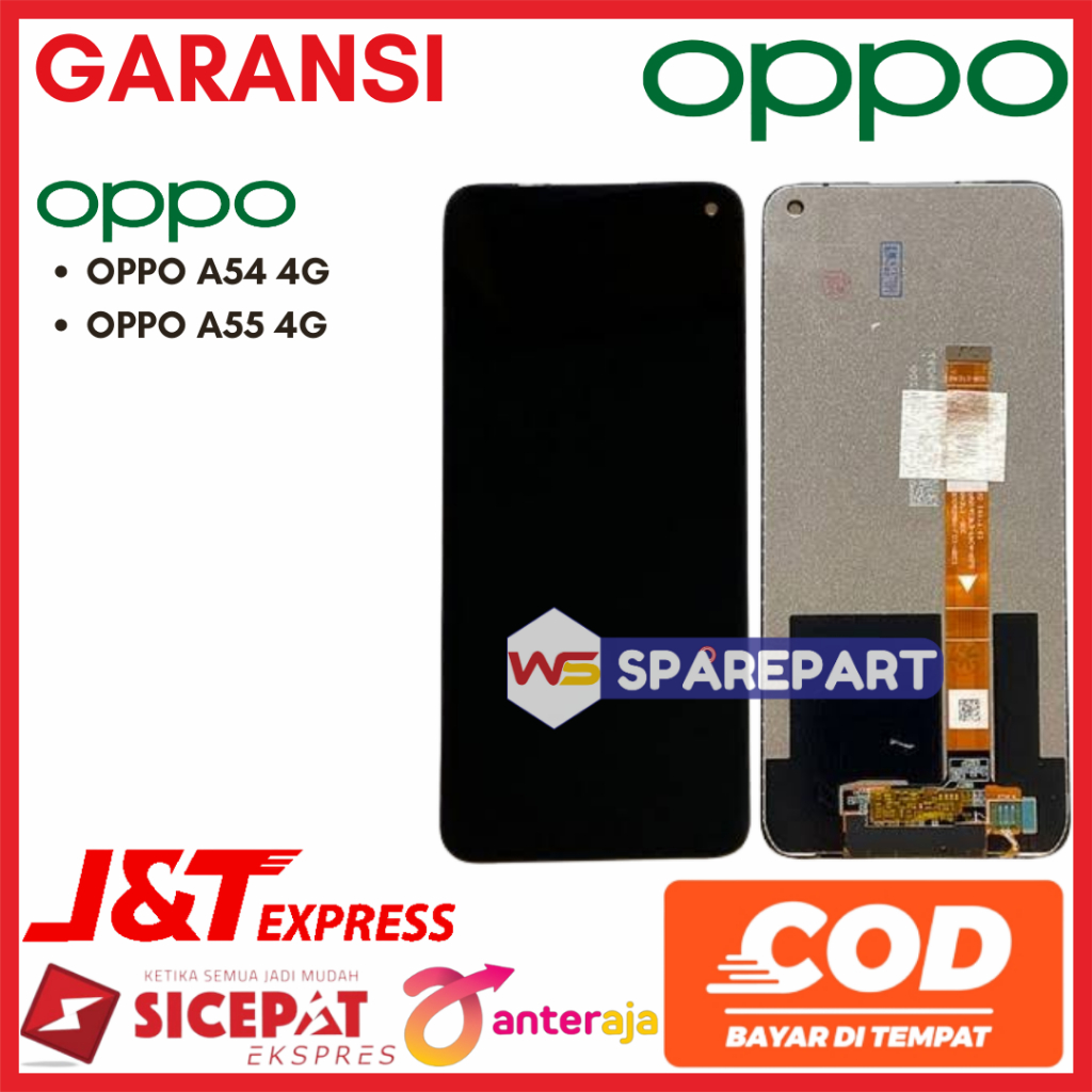 Jual LCD TOUCHSCREEN OPPO A54 4G / OPPO A55 4G ORIGINAL FULLSET