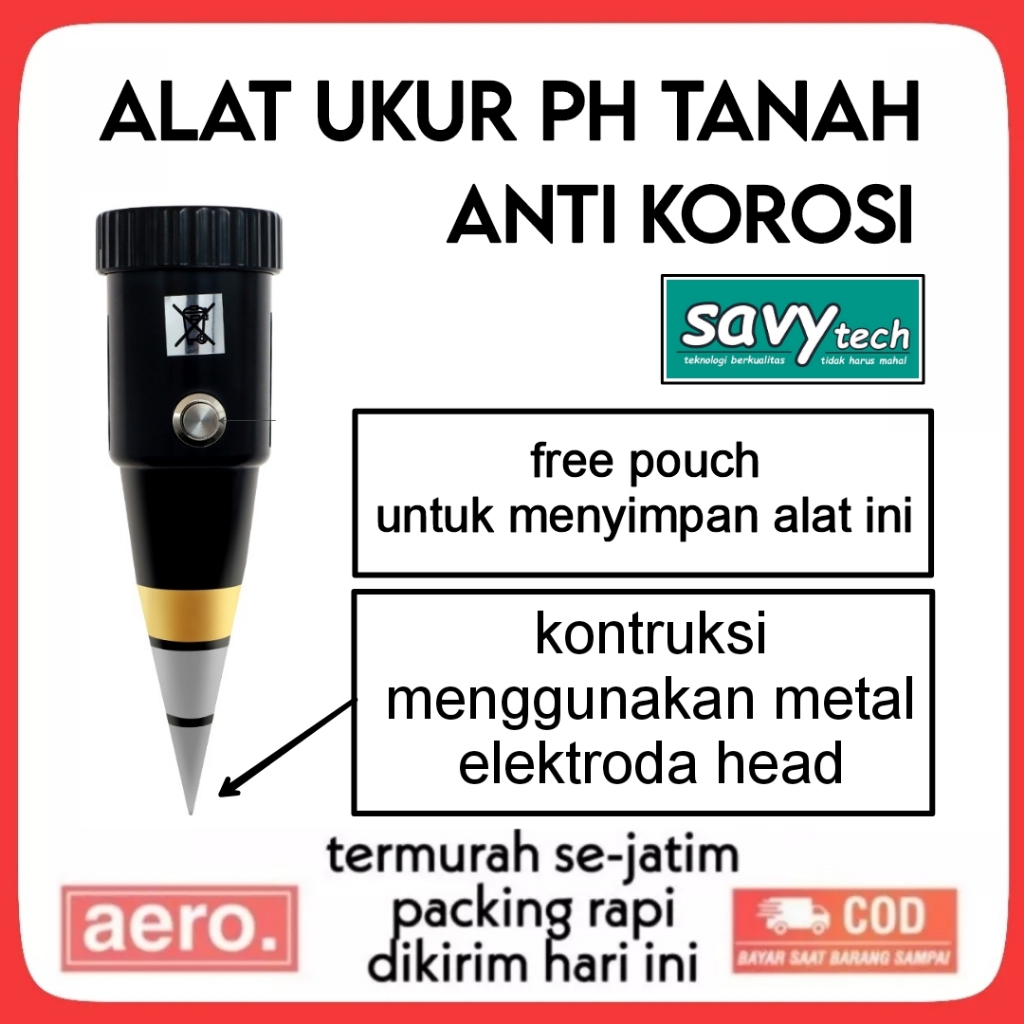 Jual Alat Ukur Ph Tanah Original Anti Korosi Shopee Indonesia