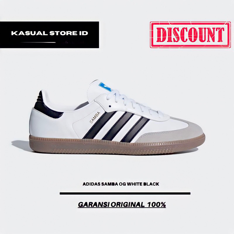 Jual Adidas Samba OG White Black Qum | Shopee Indonesia