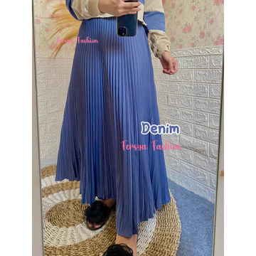 Rok Plisket Super Premium Bahan Hyget Nyaman