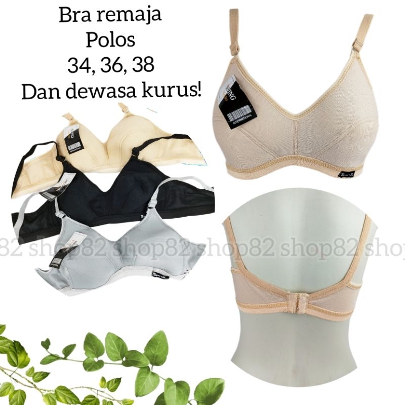 BH Bra Wanita Perempuan Dewasa Remaja Busa Tebal Tanpa Kawat Ukuran 34 36  38 40 Murah Xiangcao