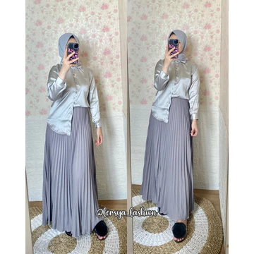 Rok Plisket Super Premium Bahan Hyget Nyaman