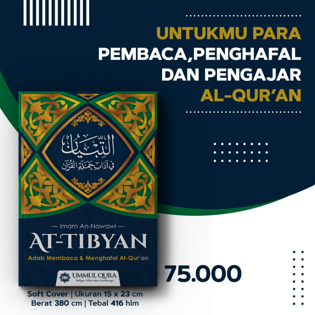 Jual At-Tibyan - Adab Membaca Dan Menghafal Al-Quran Imam An-Nawawi ...