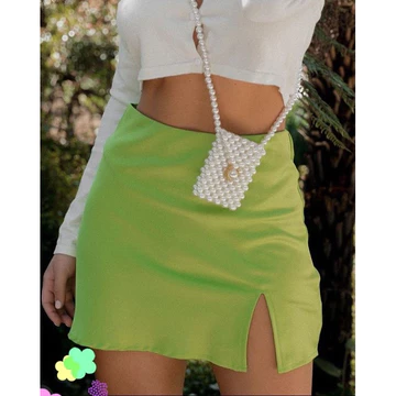Rok Satin Highwaist Bisa Request Size Bisa Banyak Pilihan Warna Rok Wanita Rok Pendek Wearnoora
