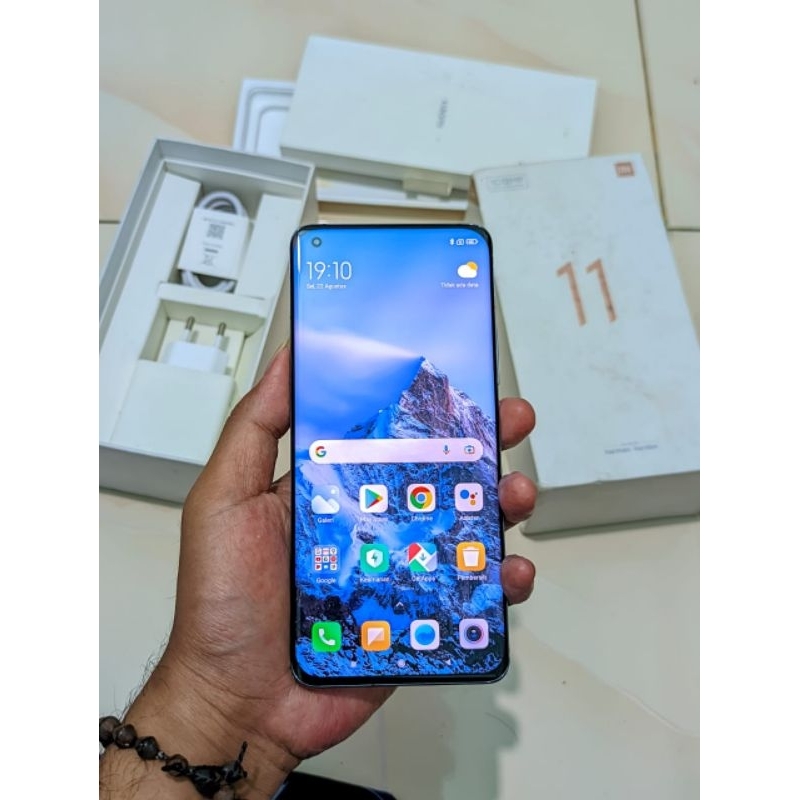 Jual XIAOMI MI 11 5G 8/256gb SECOND MULUS EX GARANSI RESMI Shopee