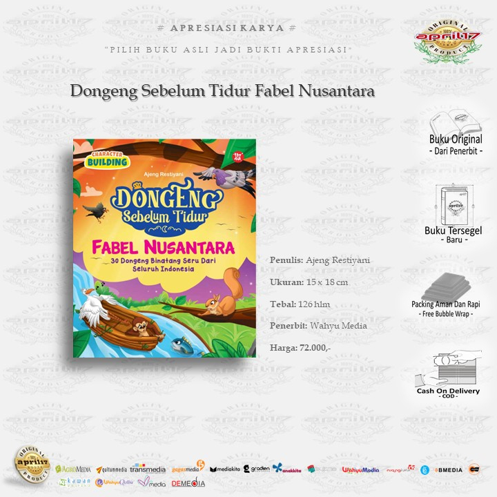 Jual BUKU DONGENG SEBELUM TIDUR : FABEL DUNIA POPULER / DONGENG SEBELUM ...