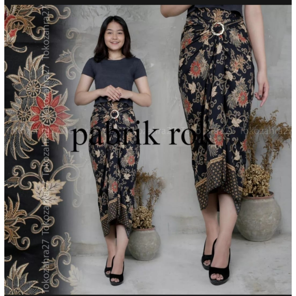 Jual Rok lilit batik / Rok lilit / Rok bawahan kebaya modern terlaris ...