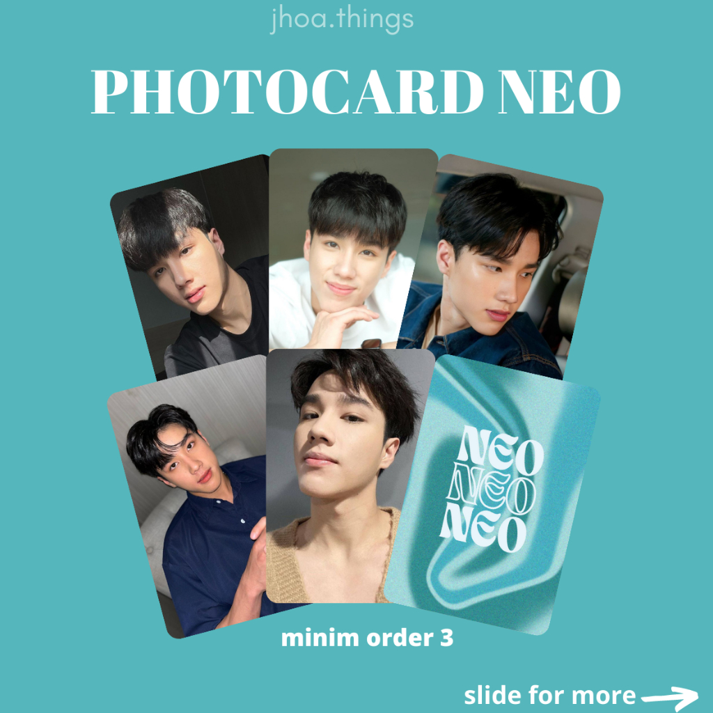 Jual Unofficial Photocard Neo Trai Nimtawat Thai Actor Gmmtv Bl