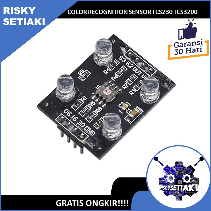 Jual COLOR RECOGNITION SENSOR TCS230 TCS3200 SENSOR PENGENAL WARNA ...