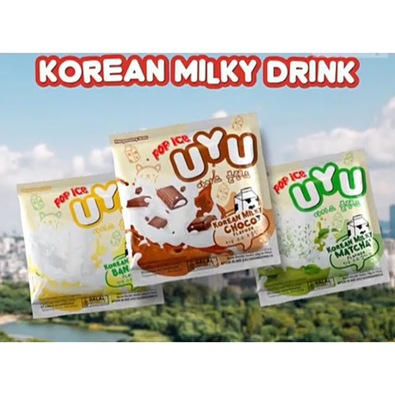 Jual Pop Ice Uyu Korean Milky Drink Sachet Gram Shopee Indonesia