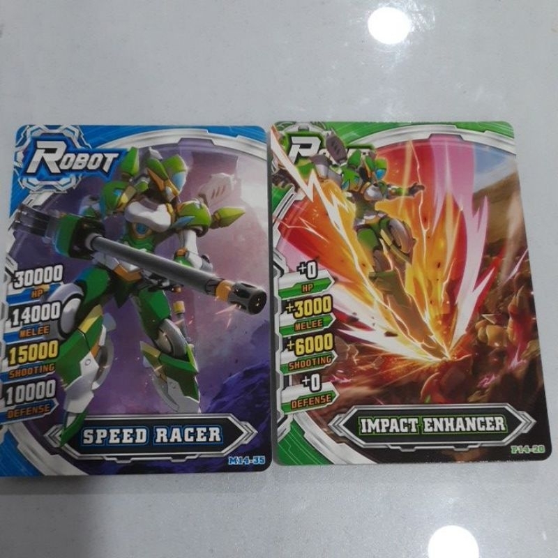 Jual Speed Racer - Robot & Power Card - kartu Hero of Robots | Shopee ...