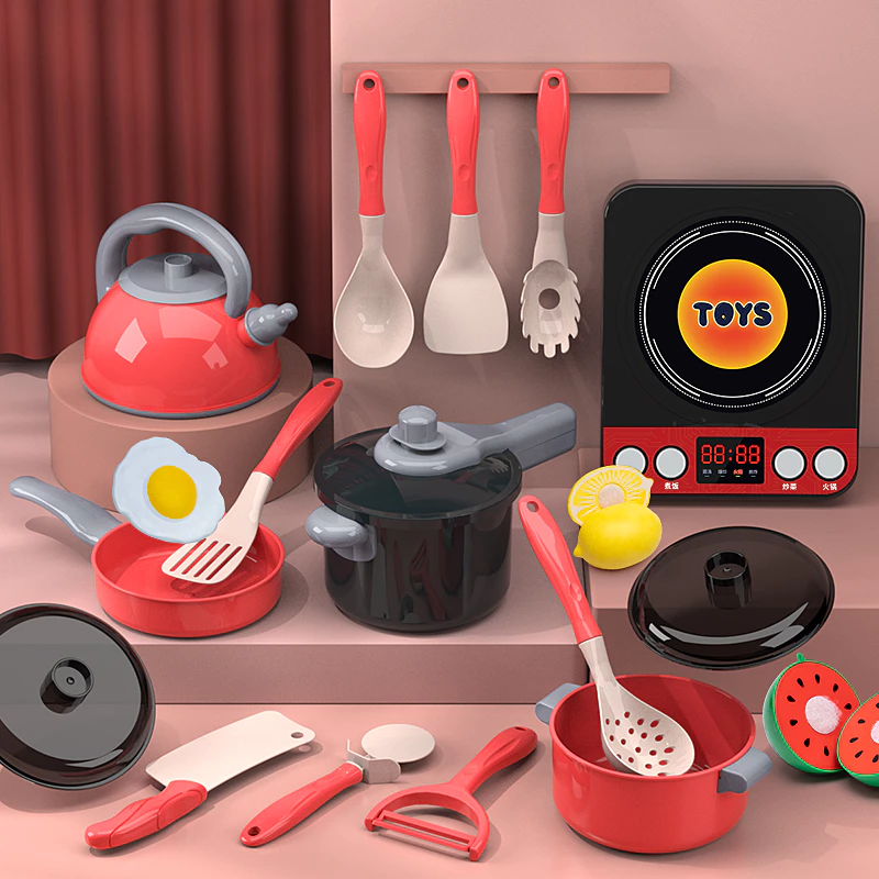 【ready】84pcs mainan dapur anak kitchen set masak masakan mainan dapur cooking set