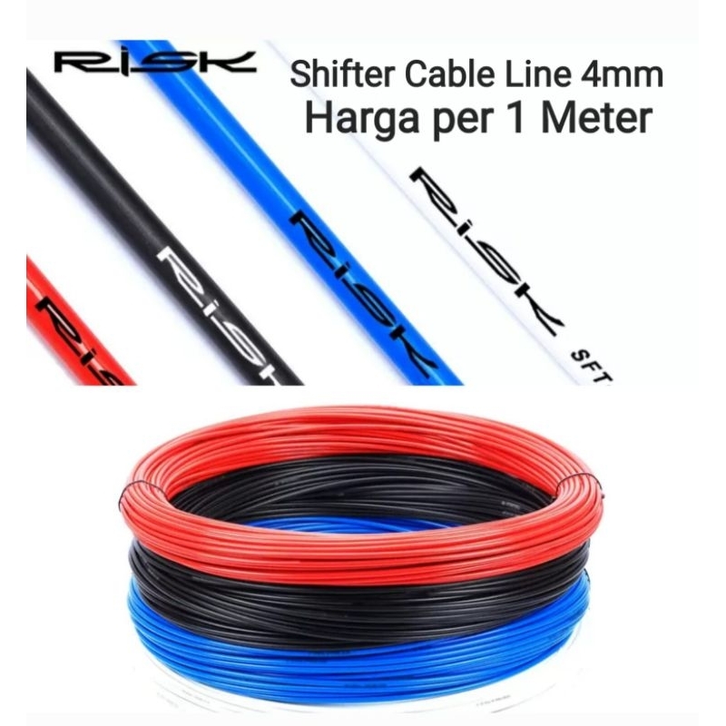 Jual Risk Kabel Shifter Luar Cable Outer Housing Operan Shifter Gigi Sepeda Shopee Indonesia