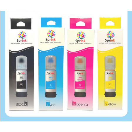 Jual TINTA SPRINK 003 FOR EPSON L1210 L1250 L1256 L3210 L3250 L3256 ...