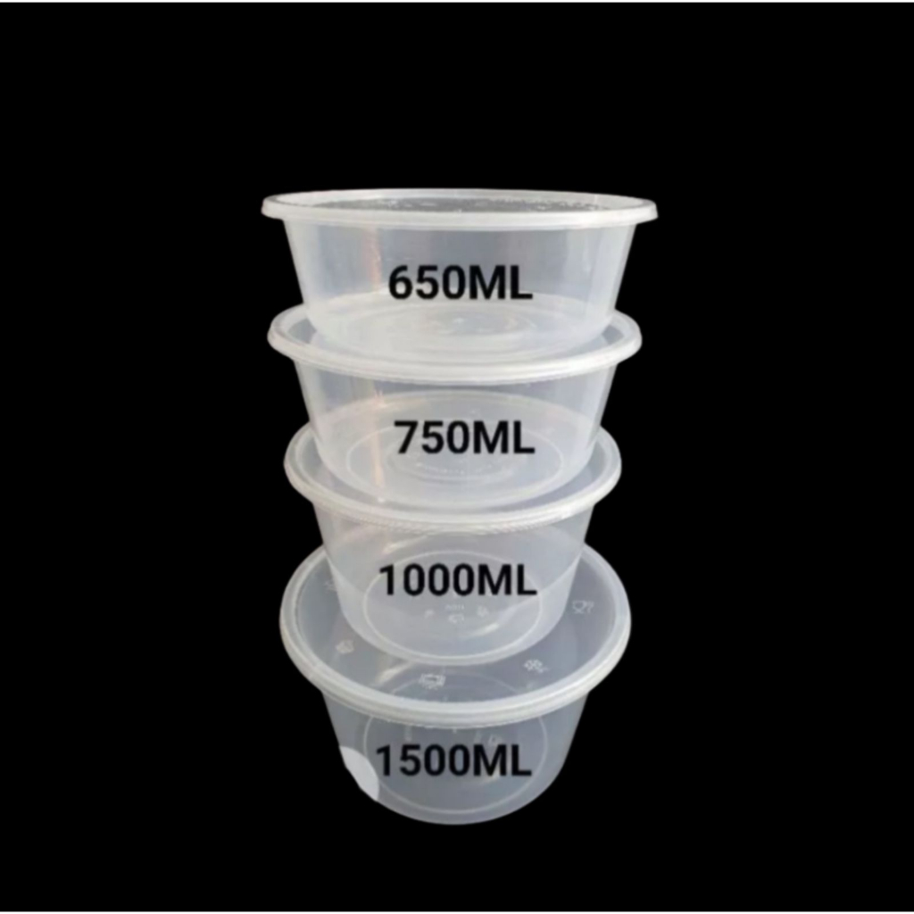 Jual Thinwall Bowl Thinwall Cup 1500ml 1000ml 750ml 650ml Mangkok