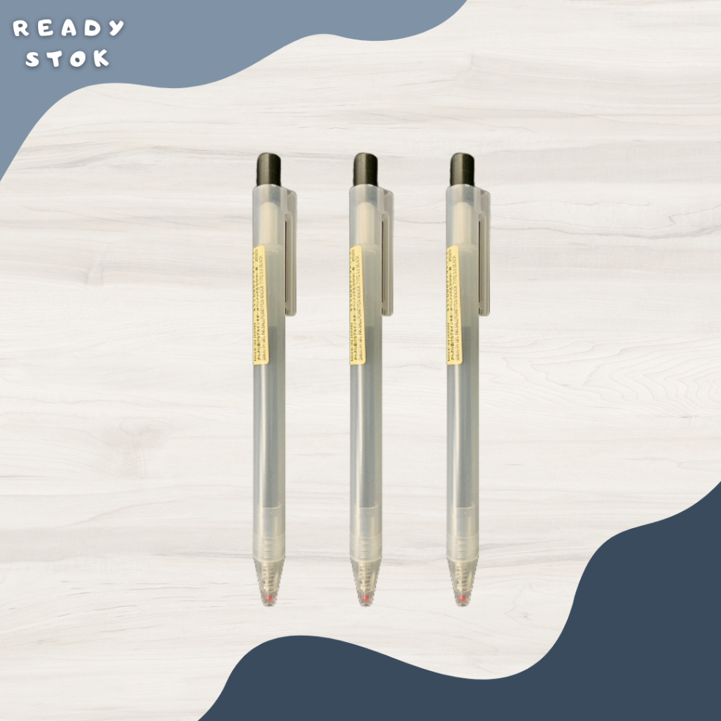 Jual PENA/MUJI GEL PEN/BALL PEN GEL MUJI 0.5 (PCS) Shopee Indonesia