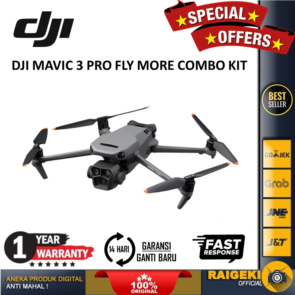 Jual DJI Mavic 3 Pro Combo (RC) - 4/3 CMOS Hasselblad Camera Drone ...