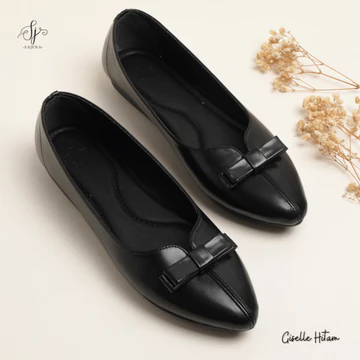 SAJENA Giselle Bow Flat Shoes Wanita