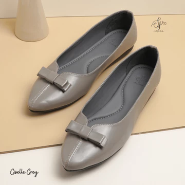 SAJENA Giselle Bow Flat Shoes Wanita