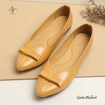 SAJENA Giselle Bow Flat Shoes Wanita