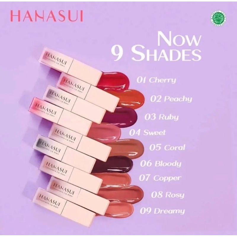 Jual Hanasui Lip Tint New Shade / Copper / Rosy / Dreamy Tintdorable