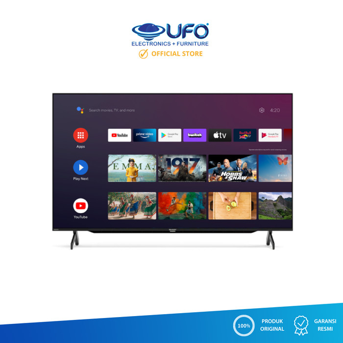Jual SHARP 4TC55EK2X 4K UHD ANDROID TV 55 INCH Shopee Indonesia