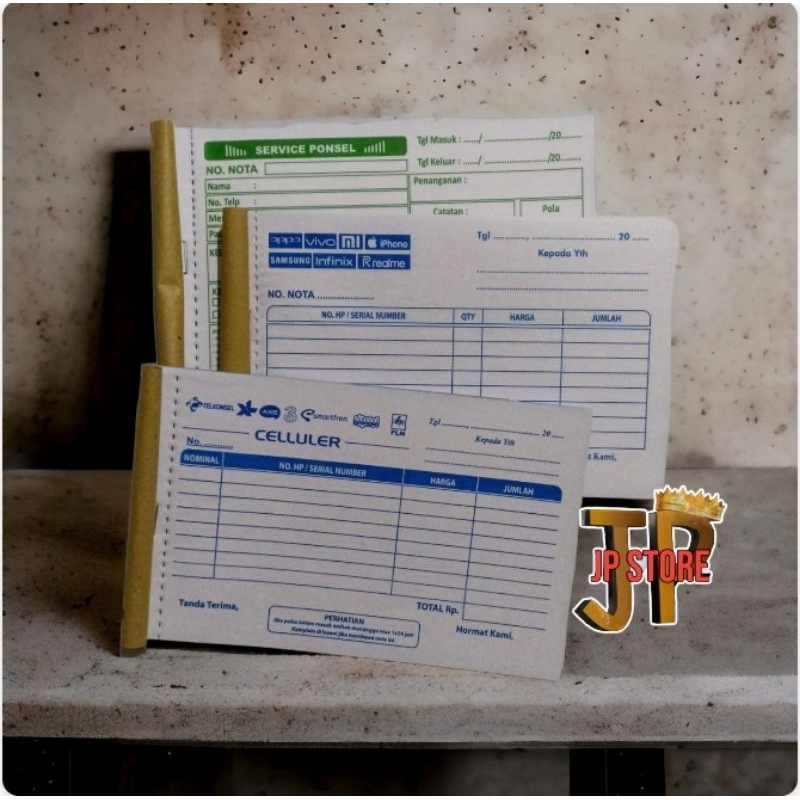 Jual NOTA KONTER HP 2 PLY 1/4 FOLIO - PULSA - SIAP KIRIM | Shopee Indonesia