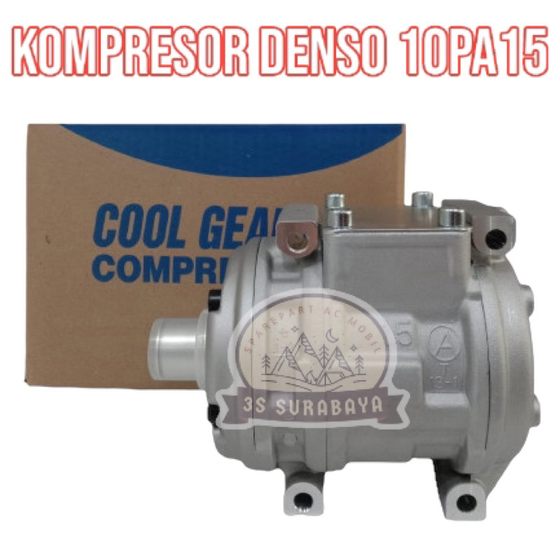 Jual Kompresor 10PA15 As15 Denso Coolgear Ac Mobil (Baru/New) Universal ...