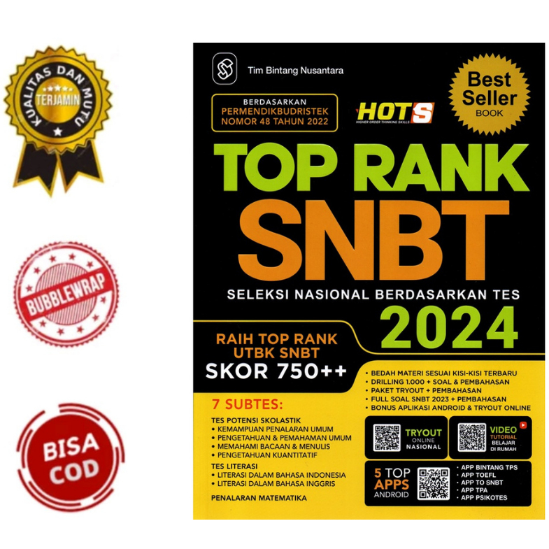 Jual Buku Top Rank SNBT Tahun 2024 | Shopee Indonesia