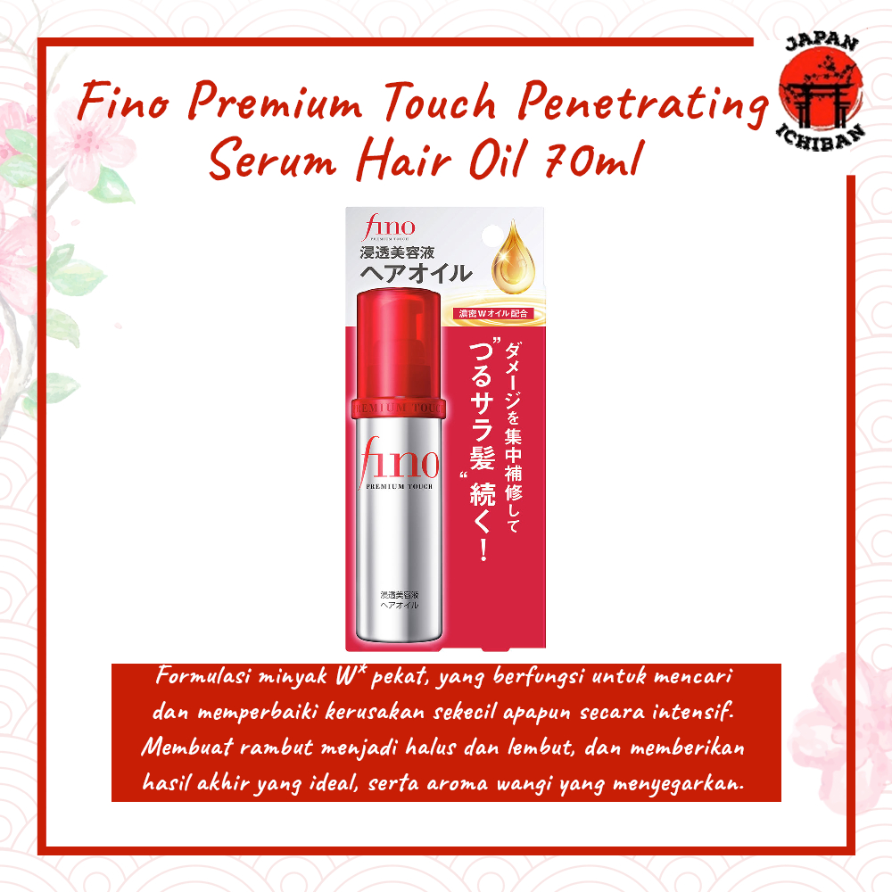 Jual Shiseido Fino Premium Touch Serum Hair Oil 70ml Original Japan Shopee Indonesia
