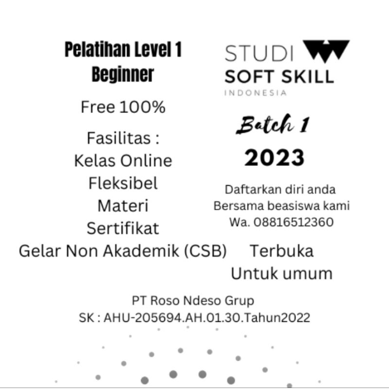 Kelas Online dengan Sertifikat Resmi untuk Menguasai Selling Skill Mastery
