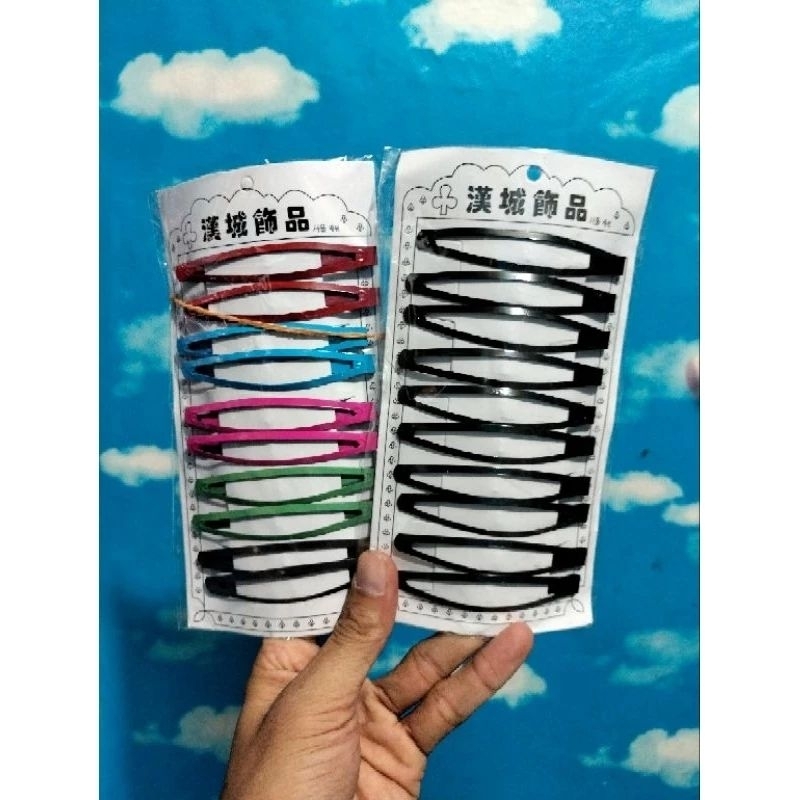 Jual ( ISI 12 KAR ) Jepit Rambut / Jepitan Rambut Tiptop Seng | Shopee ...