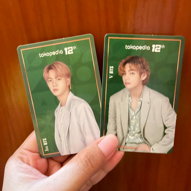 Jual PC TOKOPEDIA TAEHYUNG V JIN SEOKJIN BTS | Shopee Indonesia