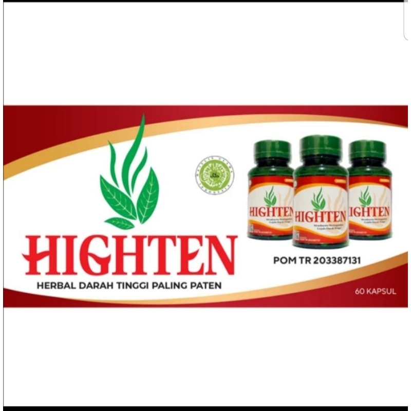 Jual HIGHTEN HERBAL DARAH TINGGI TENSI NORMAL JANTUNG SEHAT BELI 2 +1 ...