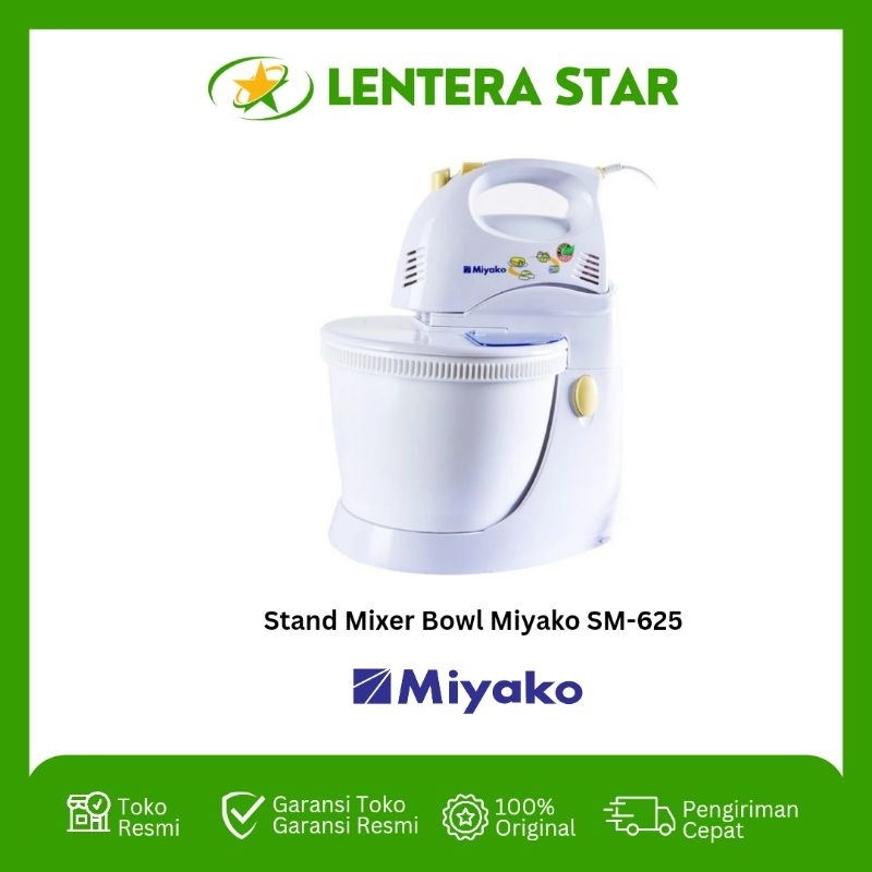Jual Stand Mixer Bowl / Pengaduk Otomatis Mangkuk Miyako SM-625 SM 625 ...