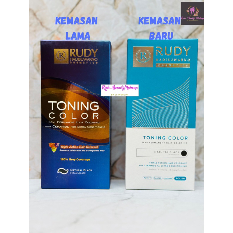 Jual RUDY HADISUWARNO TONING COLOR SEMI PERMANENT HAIR COLORING ...