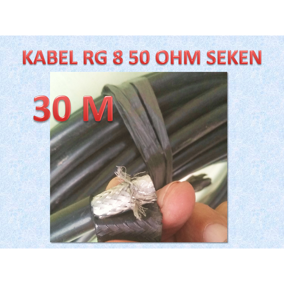 Jual kabel rg 8 50ohm 30 meter | Shopee Indonesia
