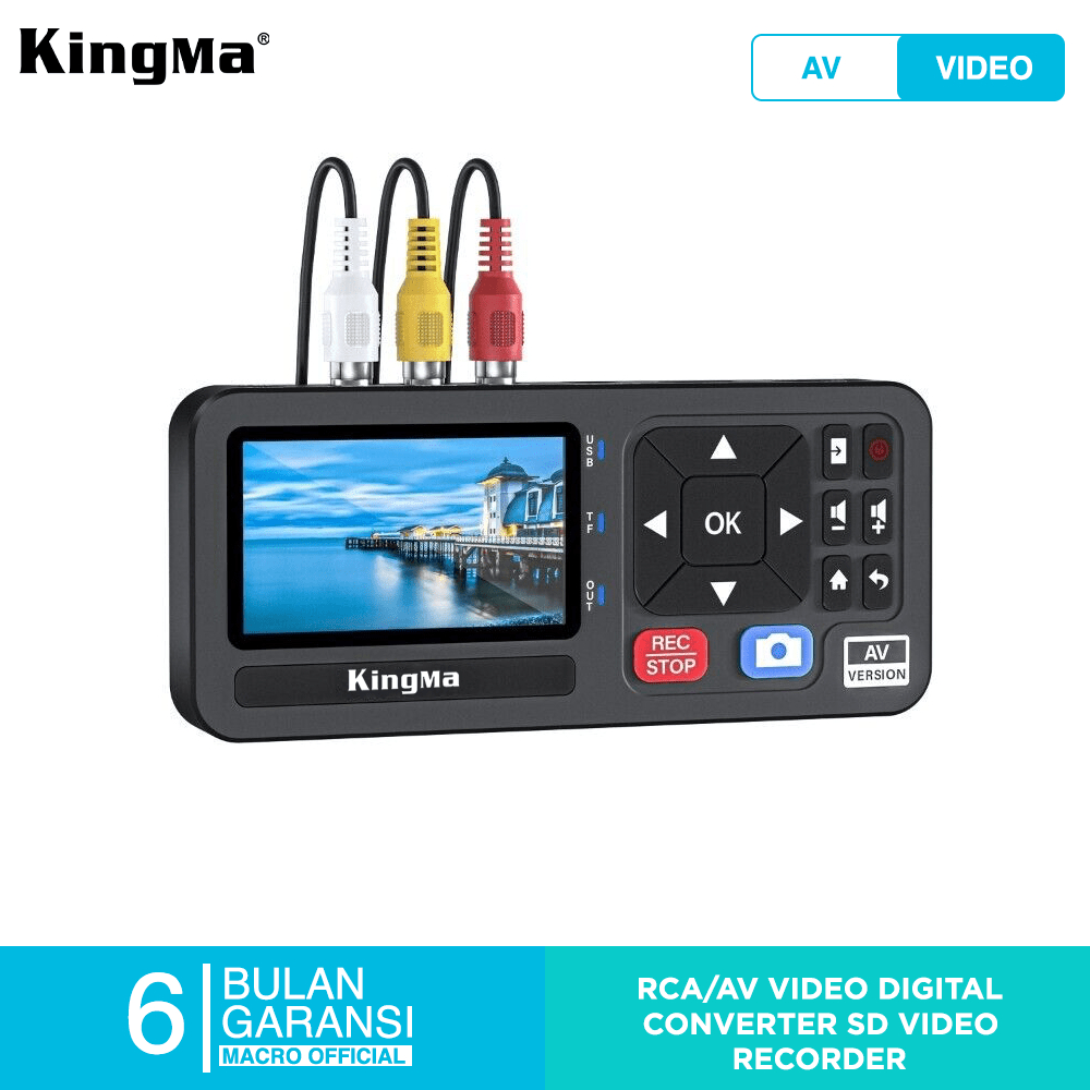 Jual KINGMA Video Converter Box for Capture and Stream Video - HD 1080P ...