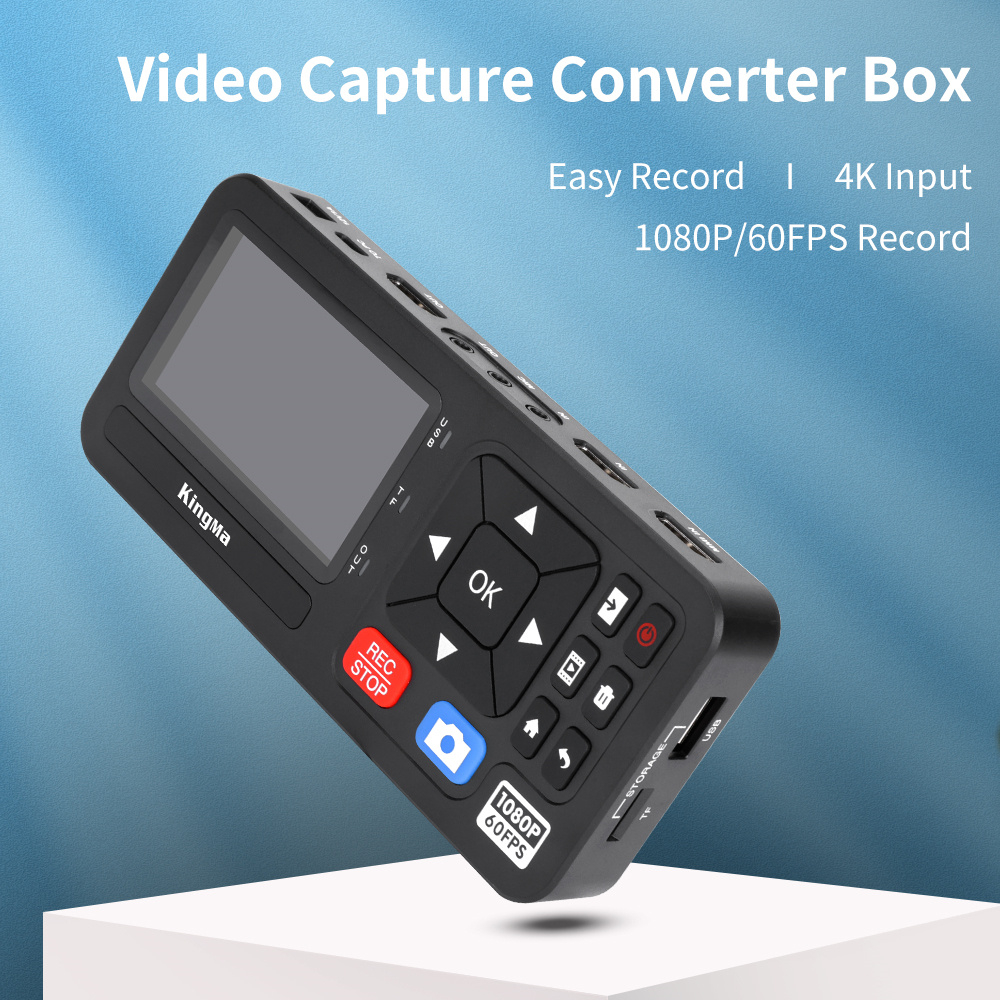Jual KINGMA Video Converter Box for Capture and Stream Video - AV 480P ...