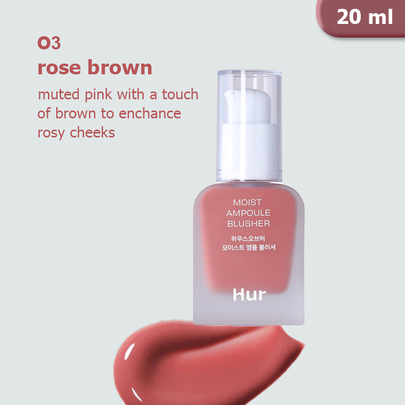 Jual HOUSE OF HUR Rose Brown Moist Ampule Blusher 20ml Shopee Indonesia