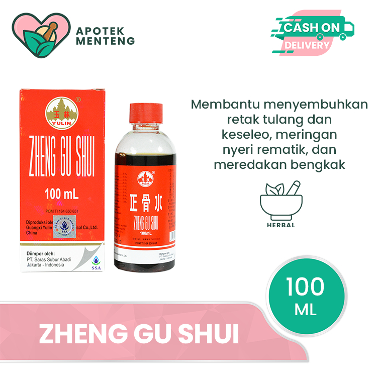 Zheng Gu Shui 100ml - Obat Gosok Keseleo dan Patah Tulang