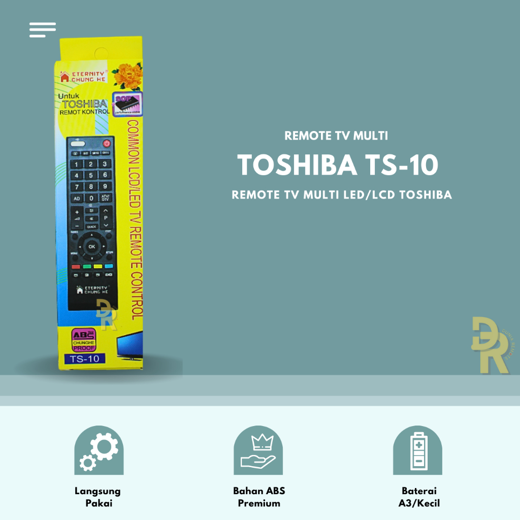 Jual Remot Remote Tv Toshiba Multi Led Regza Ts Lcd Led Tanpa