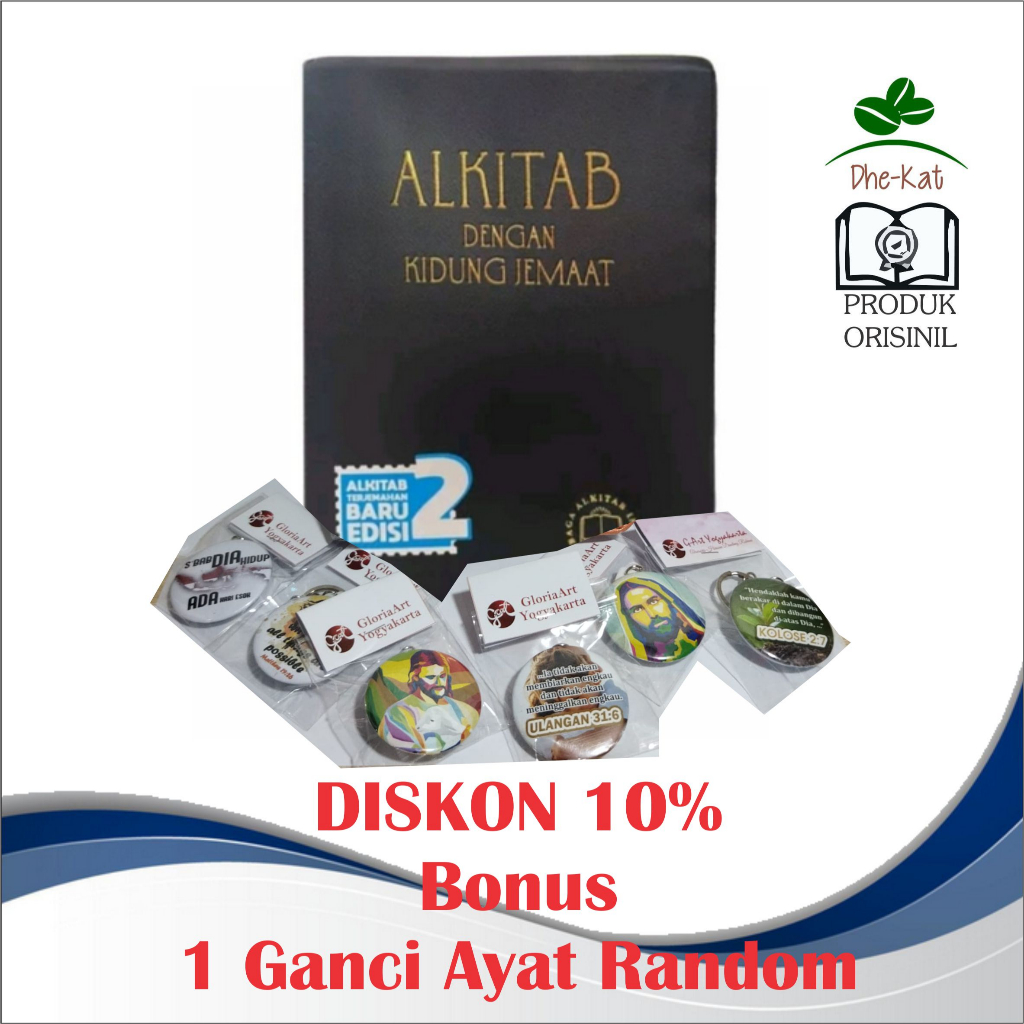 Jual Alkitab Sedang Dan Kidung Jemaat TB2 052 TI KJ Diskon 10% Bonus 1 ...