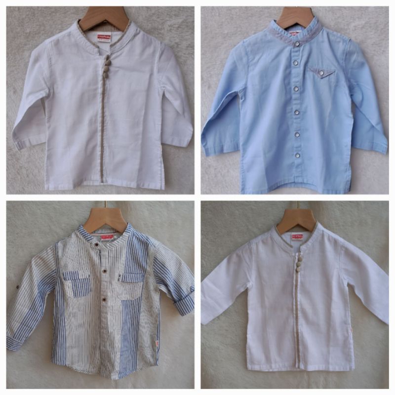 Kemeja Lengan Panjang Canavi Baby Blue