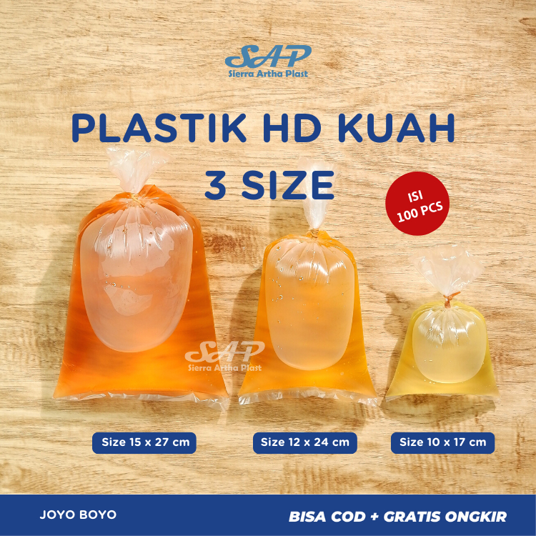 Jual Isi 100 Lbr Plastik HDPE Tahan Panas Kancil JET Joyobabeo