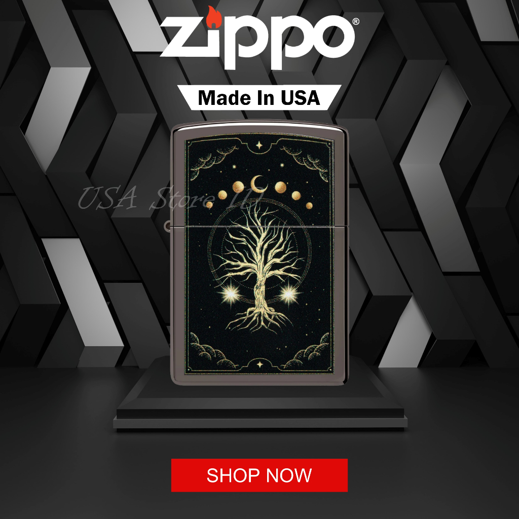 Jual Zippo Mystic Nature Design 48636 Original Made In USA