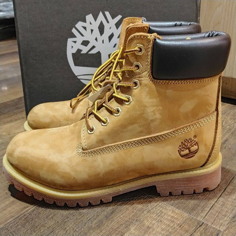 SEPATU BOOTS KULIT PRIA TIMBERLAND 6 INCH CLASSIC WATERPROOF WHEAT NUBUCK