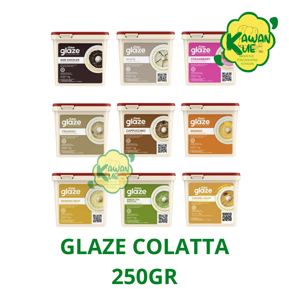 Jual COLATTA GLAZE ALL VARIAN Kemasan 250 gr | Shopee Indonesia